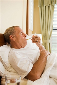 Increasingly red and painful lesion coupled with joint pain and fever