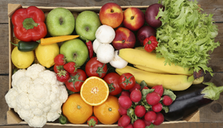 Fruit and veggie intake associated with Fruit and veggie intake associated with