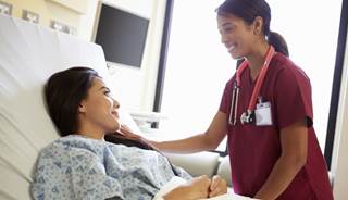 For patients undergoing percutaneous vertebroplasty under local anesthesia, handholding and providing spoken information correlate with reduced patient anxiety. For patients undergoing percutaneous vertebroplasty under local anesthesia, handholding and providing spoken information correlate with reduced patient anxiety.