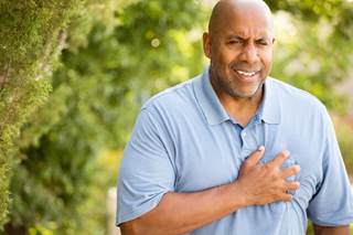 Depression was significantly associated with hospital admission for myocardial infarction. Depression was significantly associated with hospital admission for myocardial infarction.