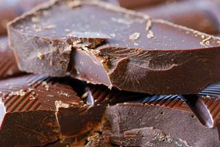 Compared with individuals reporting chocolate intake less than once per month, the rate of AF was lower for people consuming chocolate regularly. Compared with individuals reporting chocolate intake less than once per month, the rate of AF was lower for people consuming chocolate regularly.